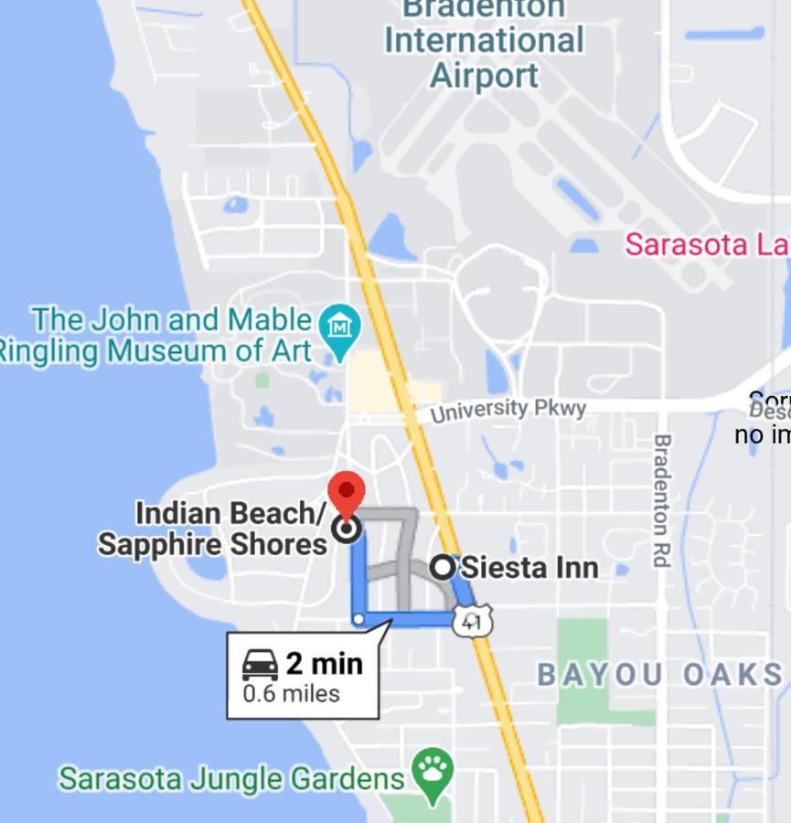 Siesta Inn Sarasota - Indian Beach エクステリア 写真